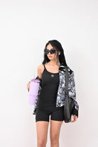 ADIDAS ORIGINALS Tuta sportiva Essentials Rib nera da donna JC6212 . ADIDAS ORIGINALS 