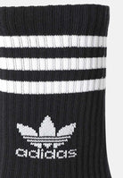 ADIDAS ORIGINALS Set da 6 paia di calzini 3-STRIPES CREW neri per uomo e donna JE1829 . ADIDAS ORIGINALS 
