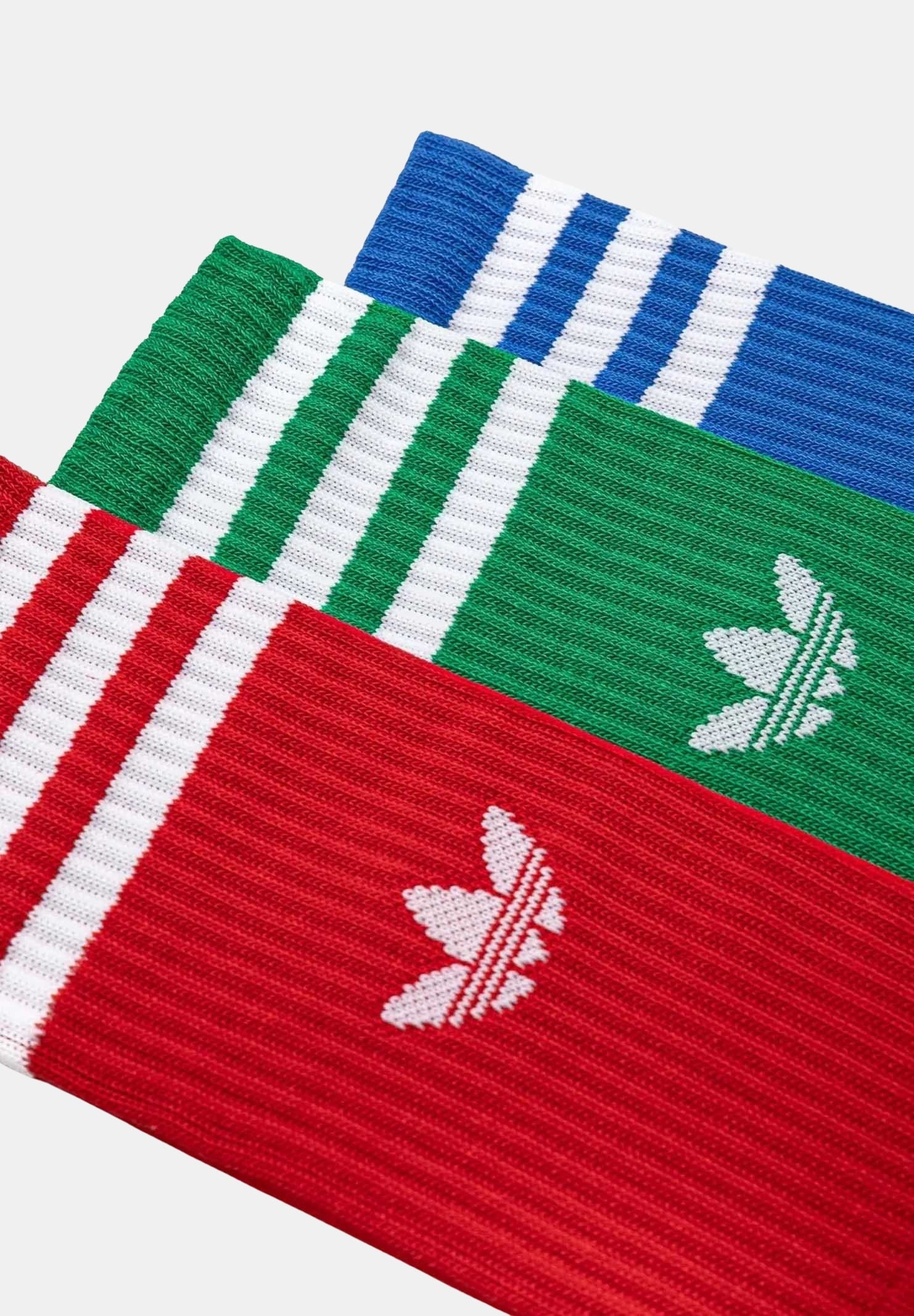 ADIDAS ORIGINALS Calzini (3 paia) Solid Crew multicolore per uomo e donna JJ1985 . ADIDAS ORIGINALS 
