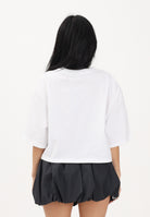 ADIDAS ORIGINALS T-shirt a manica corta Essentials Crop bianca da donna JJ3385 . ADIDAS ORIGINALS 