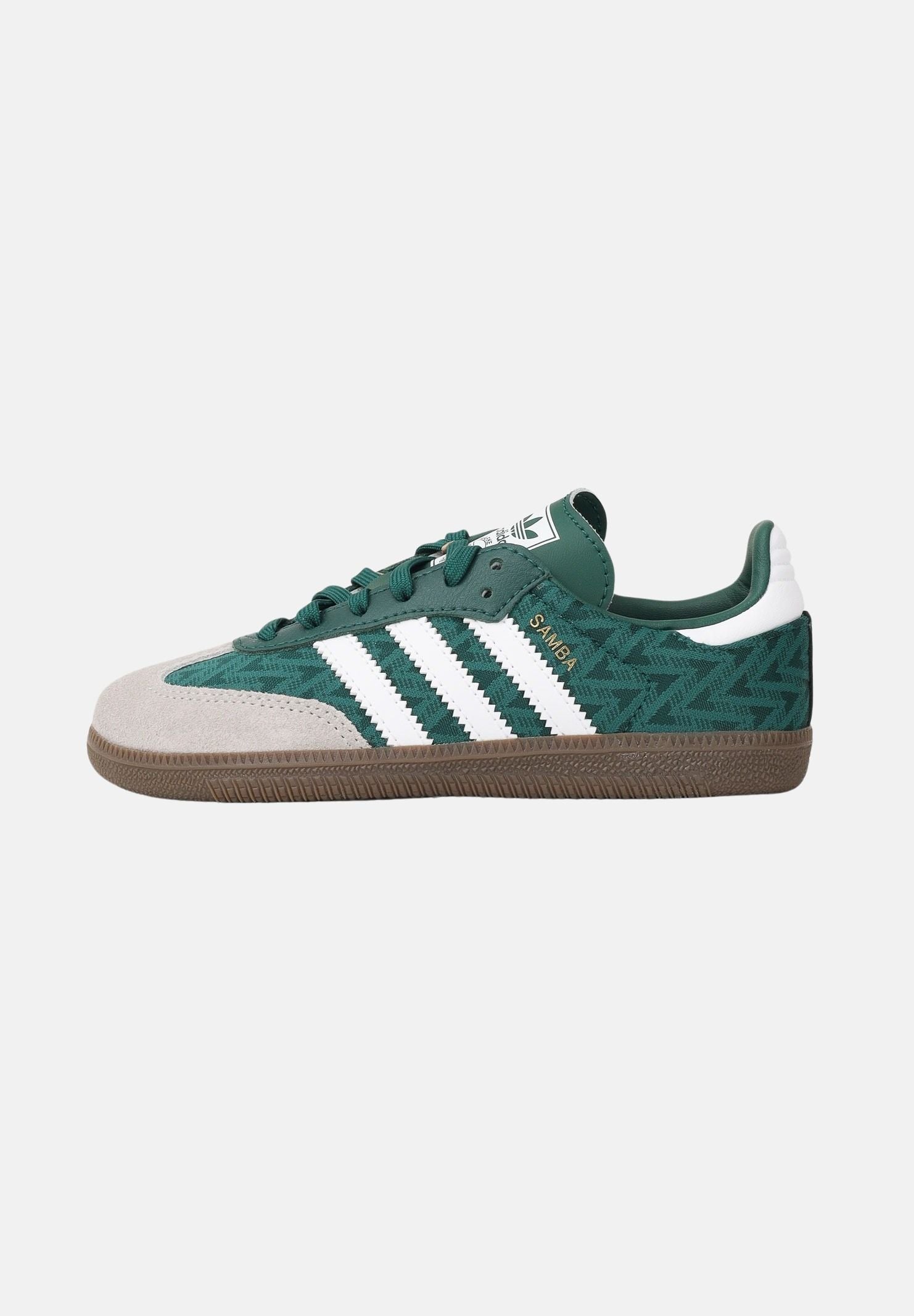 ADIDAS ORIGINALS Sneakers SAMBA OG verdi per bambino e bambina JP9512 . ADIDAS ORIGINALS 