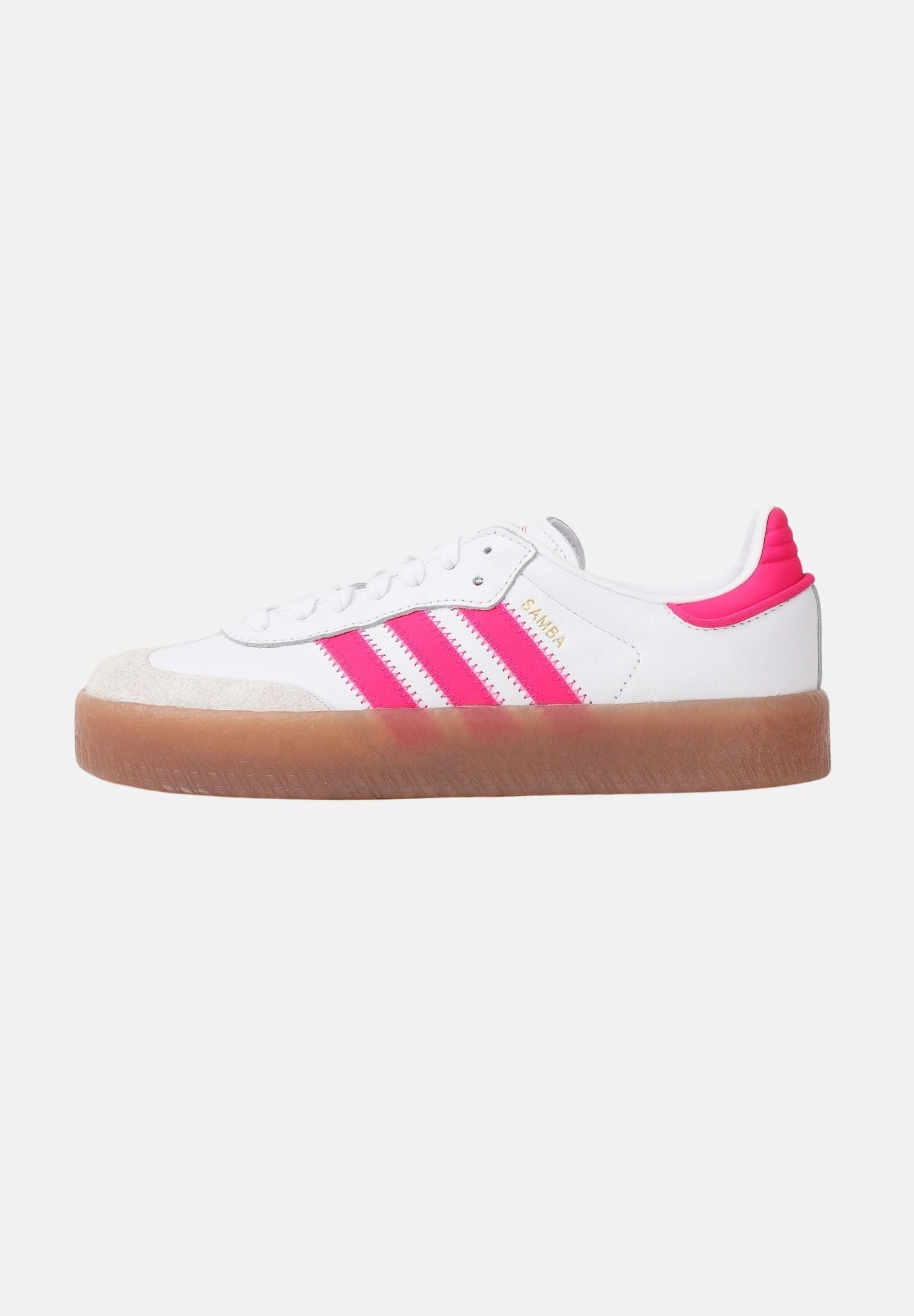 ADIDAS ORIGINALS Sneakers Sambae bianche e fucsia da donna JP9532 . ADIDAS ORIGINALS 