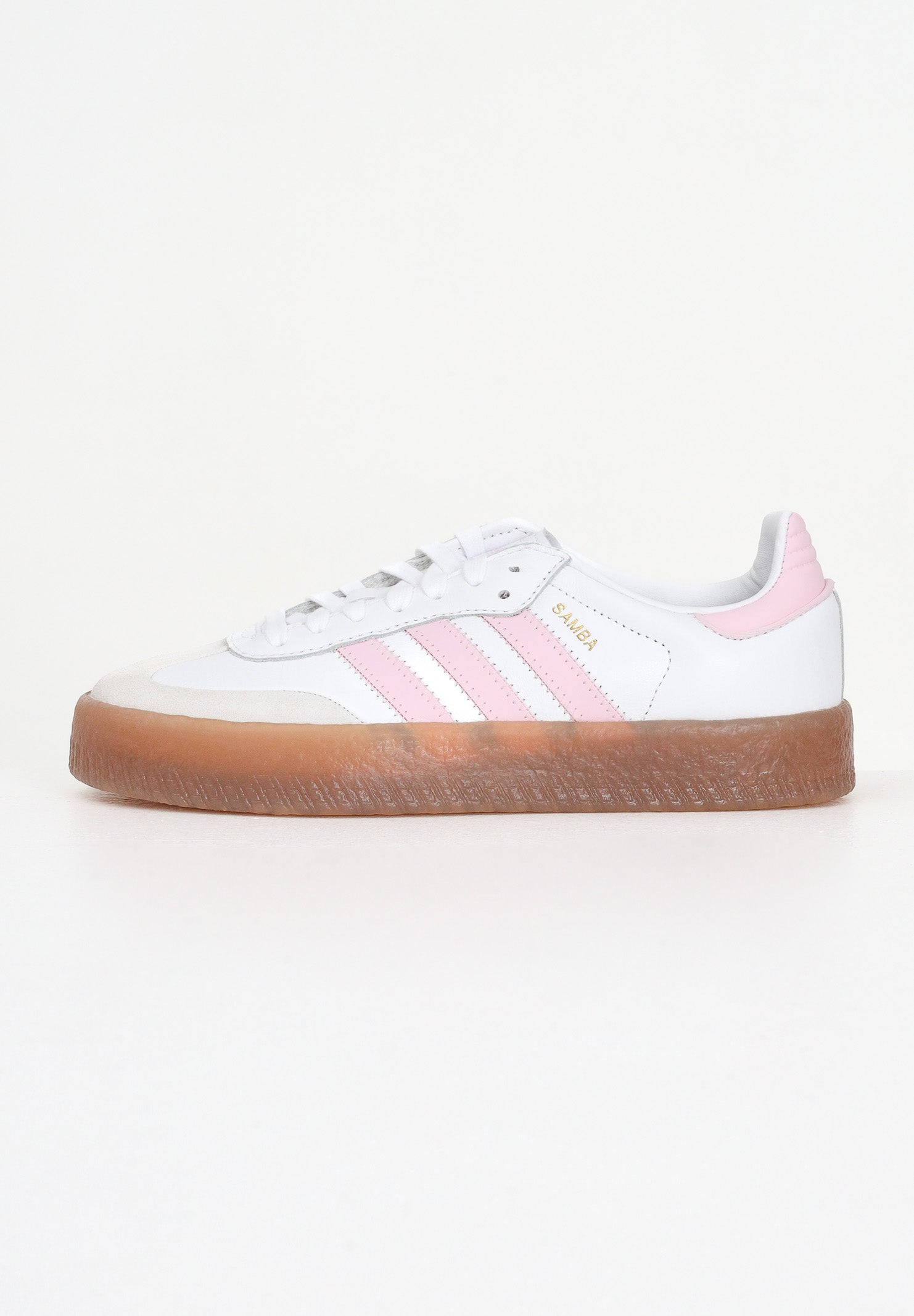 ADIDAS ORIGINALS Sneakers Sambae bianche e rosa da donna JQ1237 . ADIDAS ORIGINALS 
