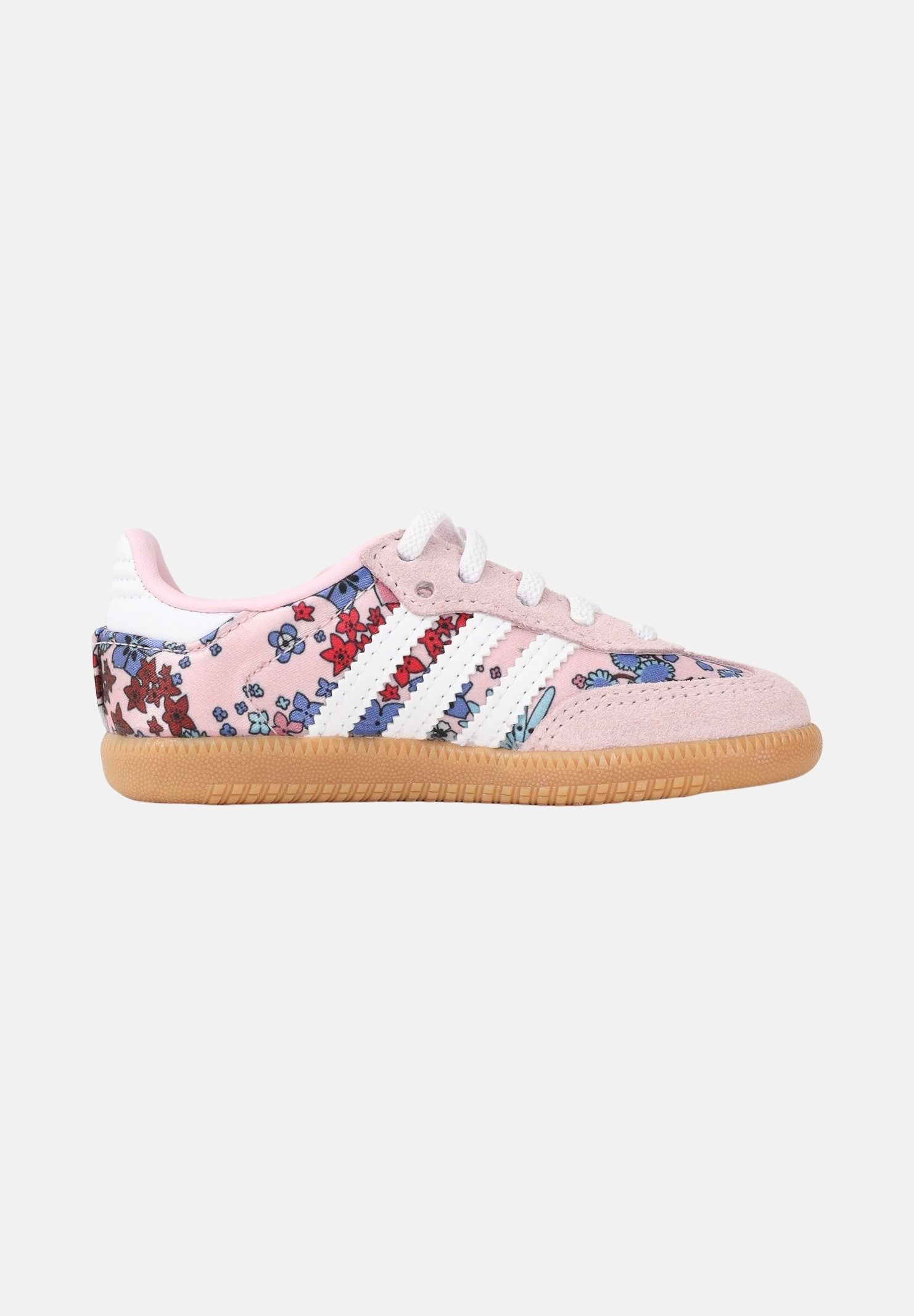 ADIDAS ORIGINALS Sneakers LIBERTY LONDON SAMBA OG COMFORT CLOSURE ELASTIC LACE rosa da neonato JQ2006 . ADIDAS ORIGINALS 