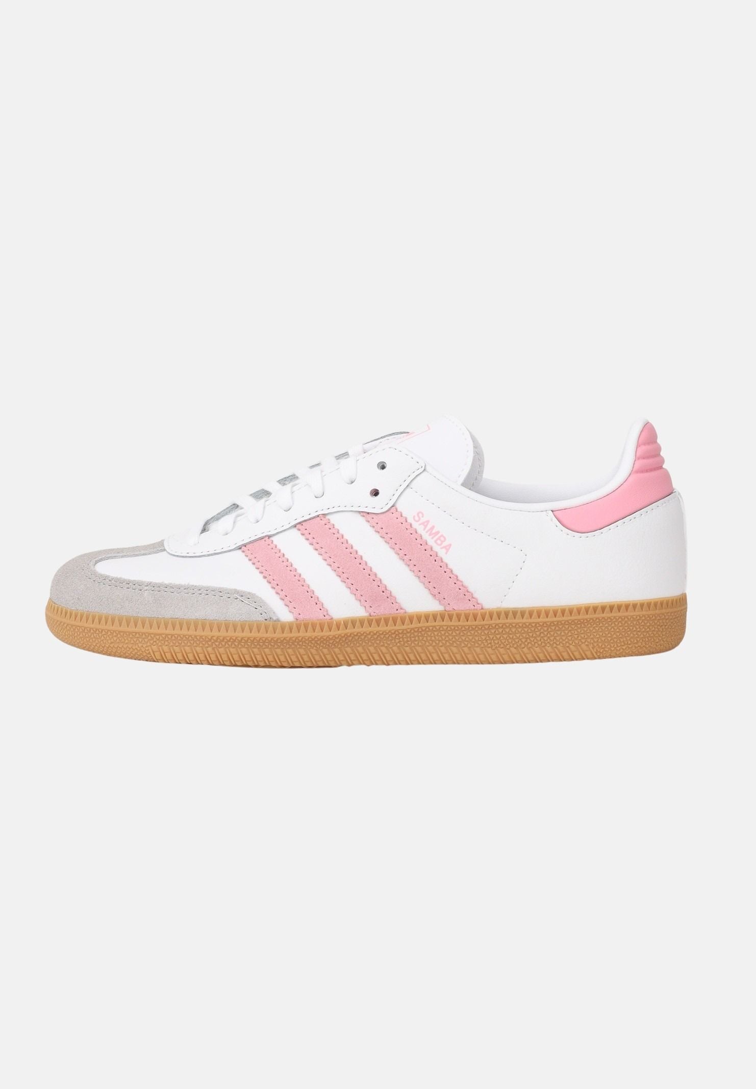 ADIDAS ORIGINALS Sneakers Samba OG bianche e rosa da donna JQ2018 . ADIDAS ORIGINALS 