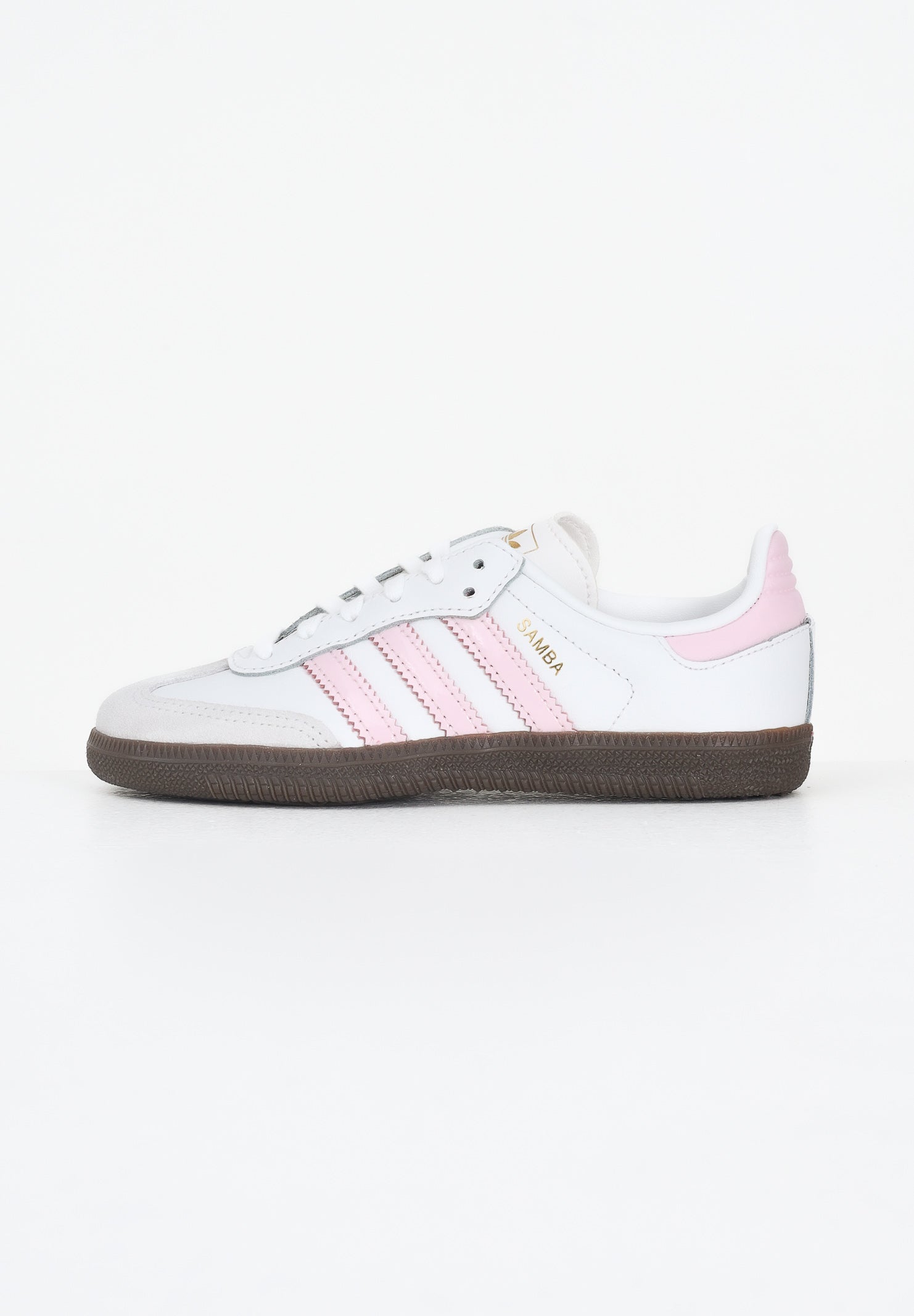 ADIDAS ORIGINALS Sneakers Samba Og bianche e rosa da bambina JQ2849 . ADIDAS ORIGINALS 