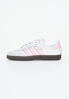 ADIDAS ORIGINALS Sneakers Samba Og bianche e rosa da bambina JQ2849 . ADIDAS ORIGINALS 