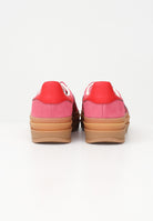 ADIDAS ORIGINALS Sneakers Gazelle Bold fucsia e rosse da donna JQ7407 . ADIDAS ORIGINALS 