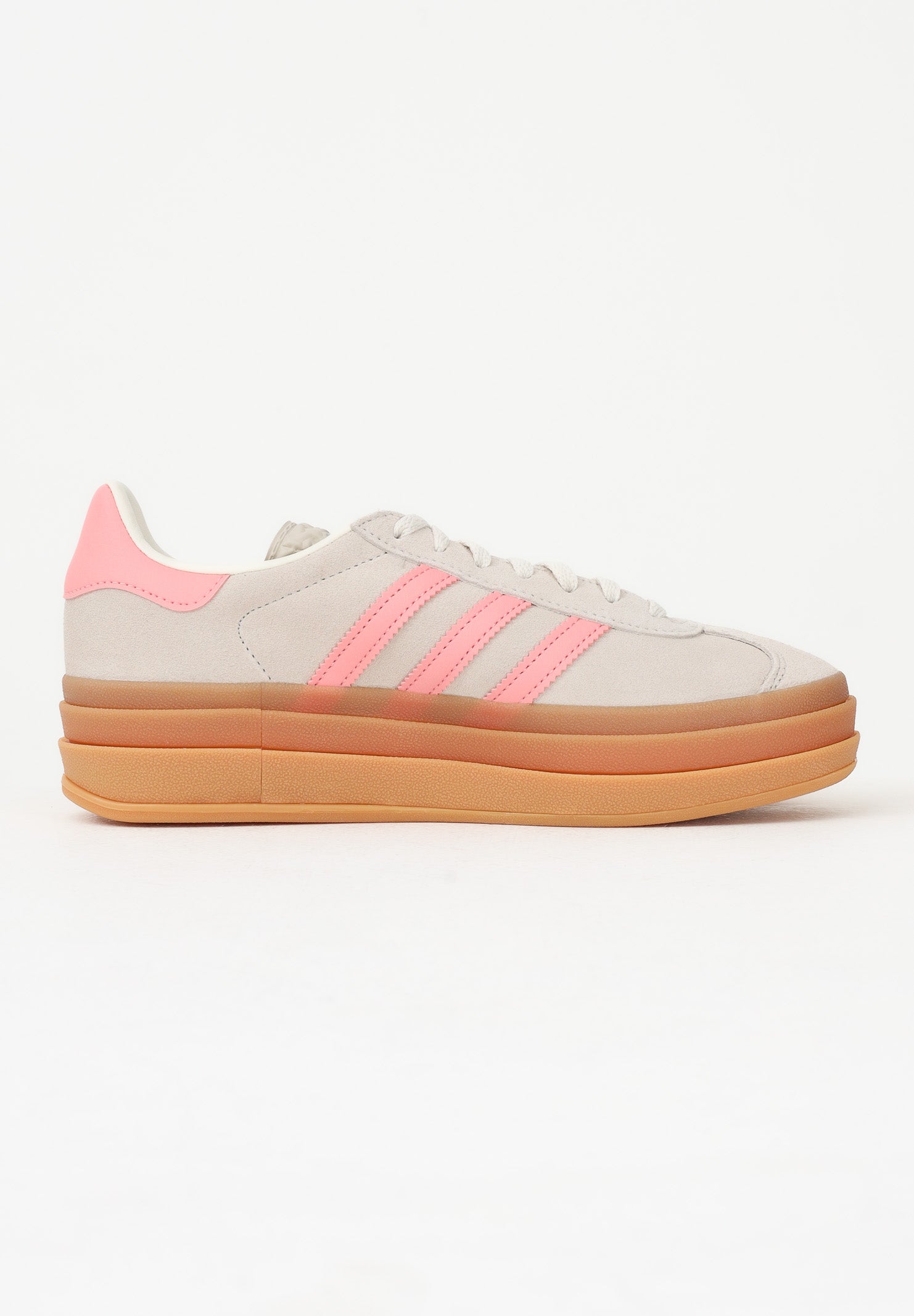 ADIDAS ORIGINALS Sneakers Gazelle Bold beige e rosa da donna JQ7409 . ADIDAS ORIGINALS 
