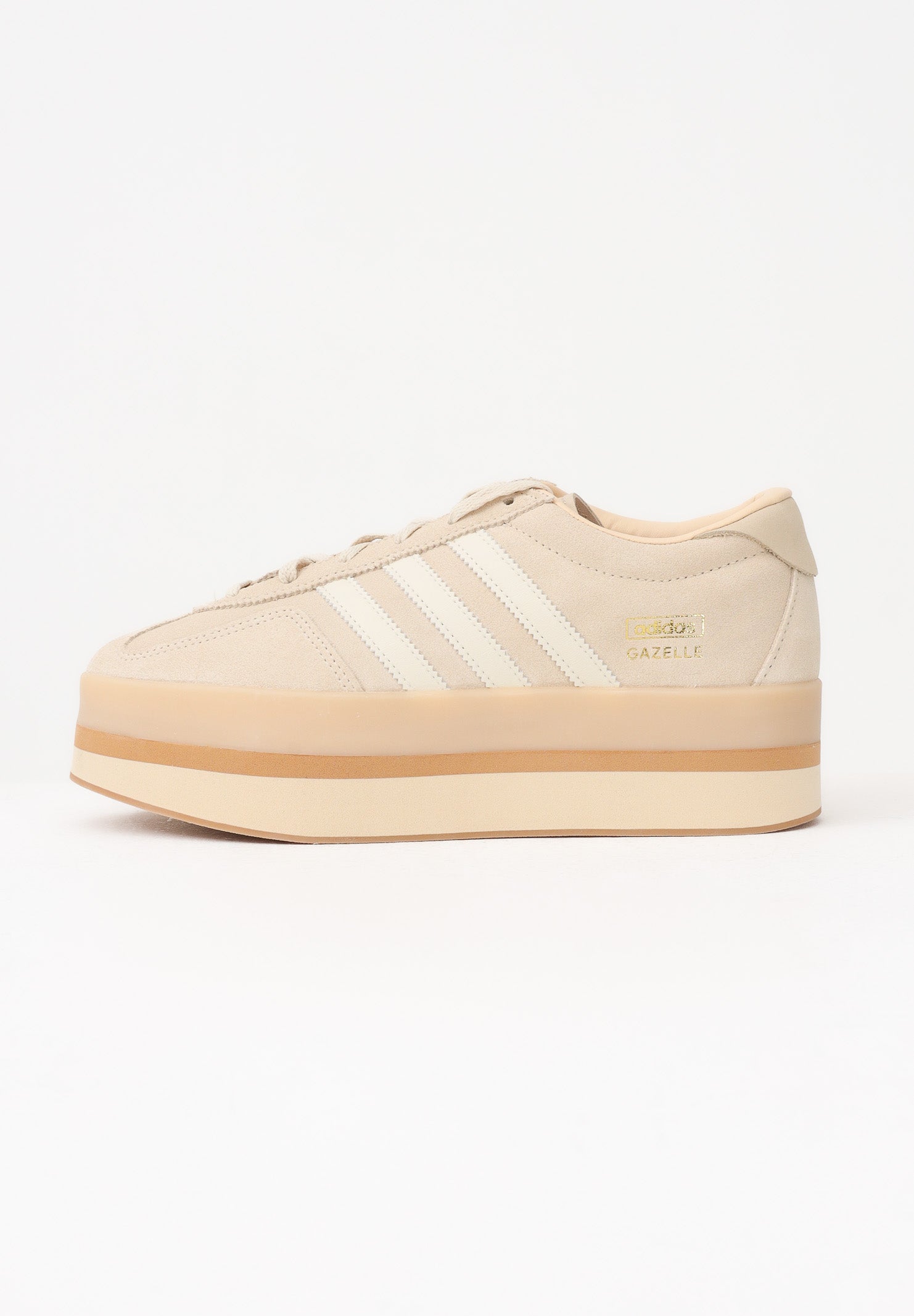 ADIDAS ORIGINALS Sneakers Gazelle Stack beige da donna JQ7666 . ADIDAS ORIGINALS 