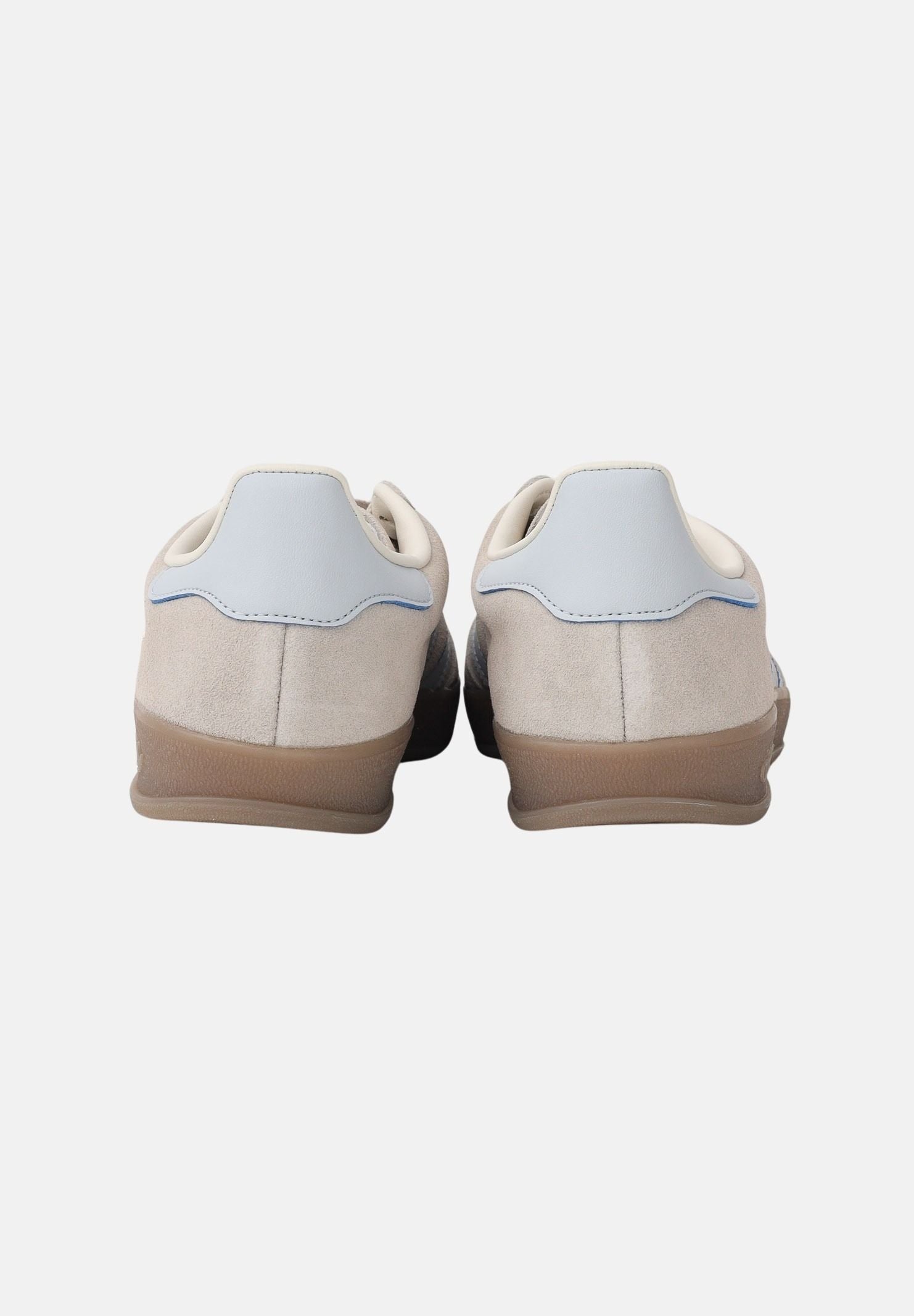 ADIDAS ORIGINALS Sneakers Gazelle Indoor grigie e azzurre per uomo e donna JR2432 . ADIDAS ORIGINALS 