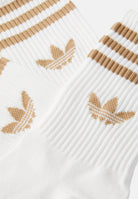 ADIDAS ORIGINALS Calzini (3 paia) 3-Stripes bianchi e beige per uomo e donna JV7407 . ADIDAS ORIGINALS 