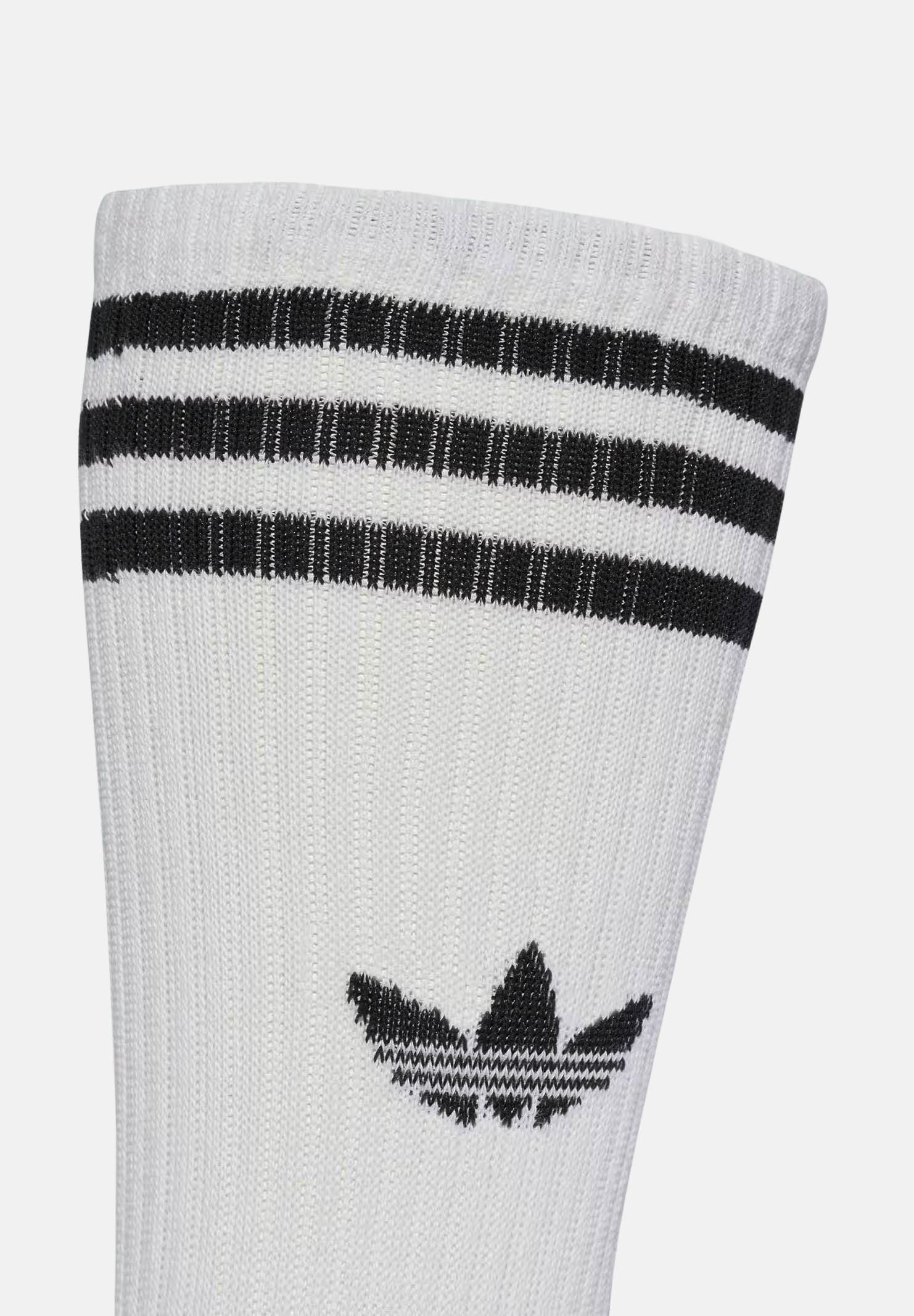 ADIDAS ORIGINALS Calzini (3 paia) 3-Stripes High bianchi per uomo e donna JV7416 . ADIDAS ORIGINALS 