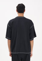 ADIDAS ORIGINALS T-shirt a manica corta TREFOIL ESSENTIALS nera da uomo JW0971 . ADIDAS ORIGINALS 