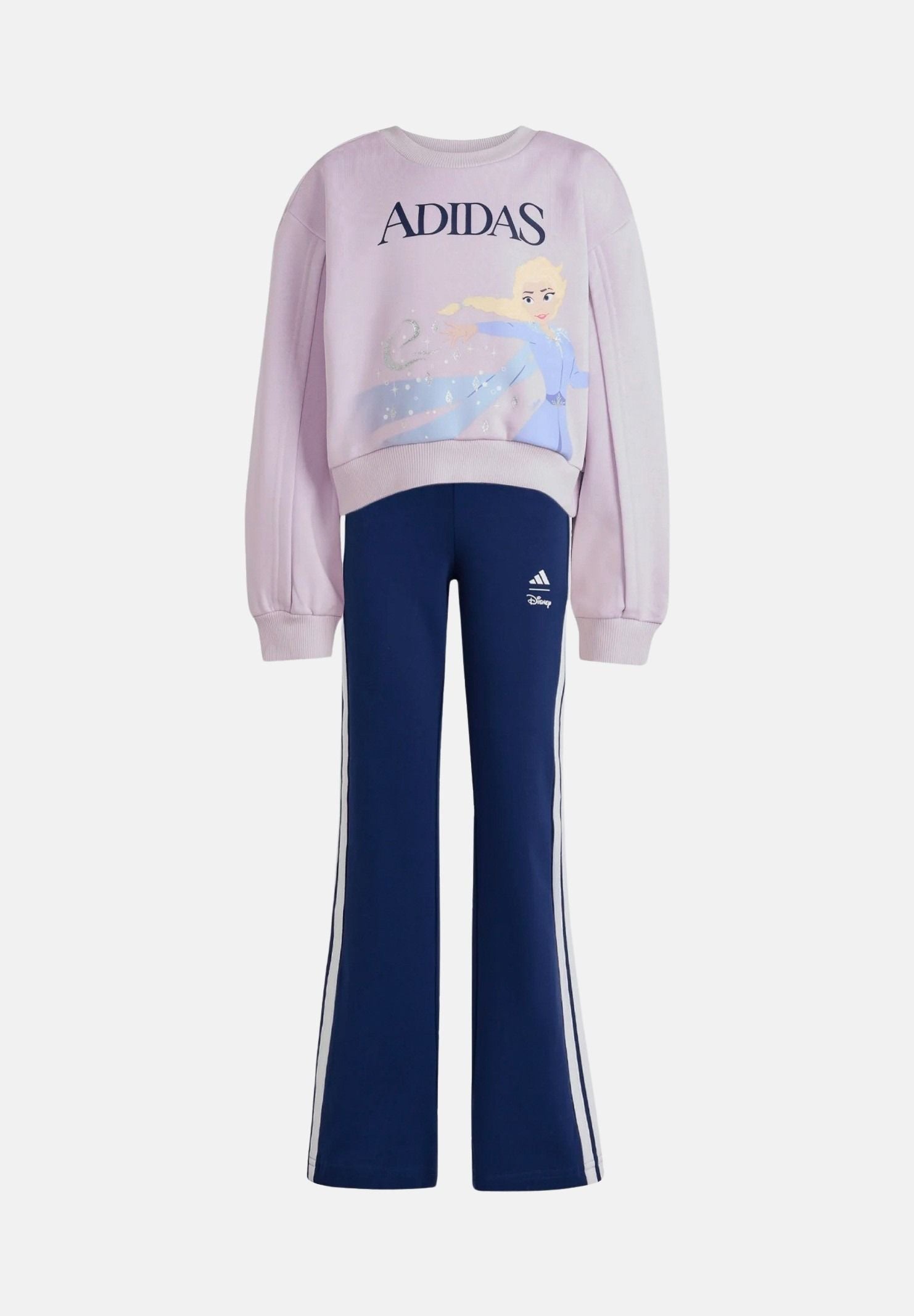 ADIDAS ORIGINALS Tuta ADIDAS DISNEY FROZEN lilla e blu da bambina JZ3579 . ADIDAS ORIGINALS 