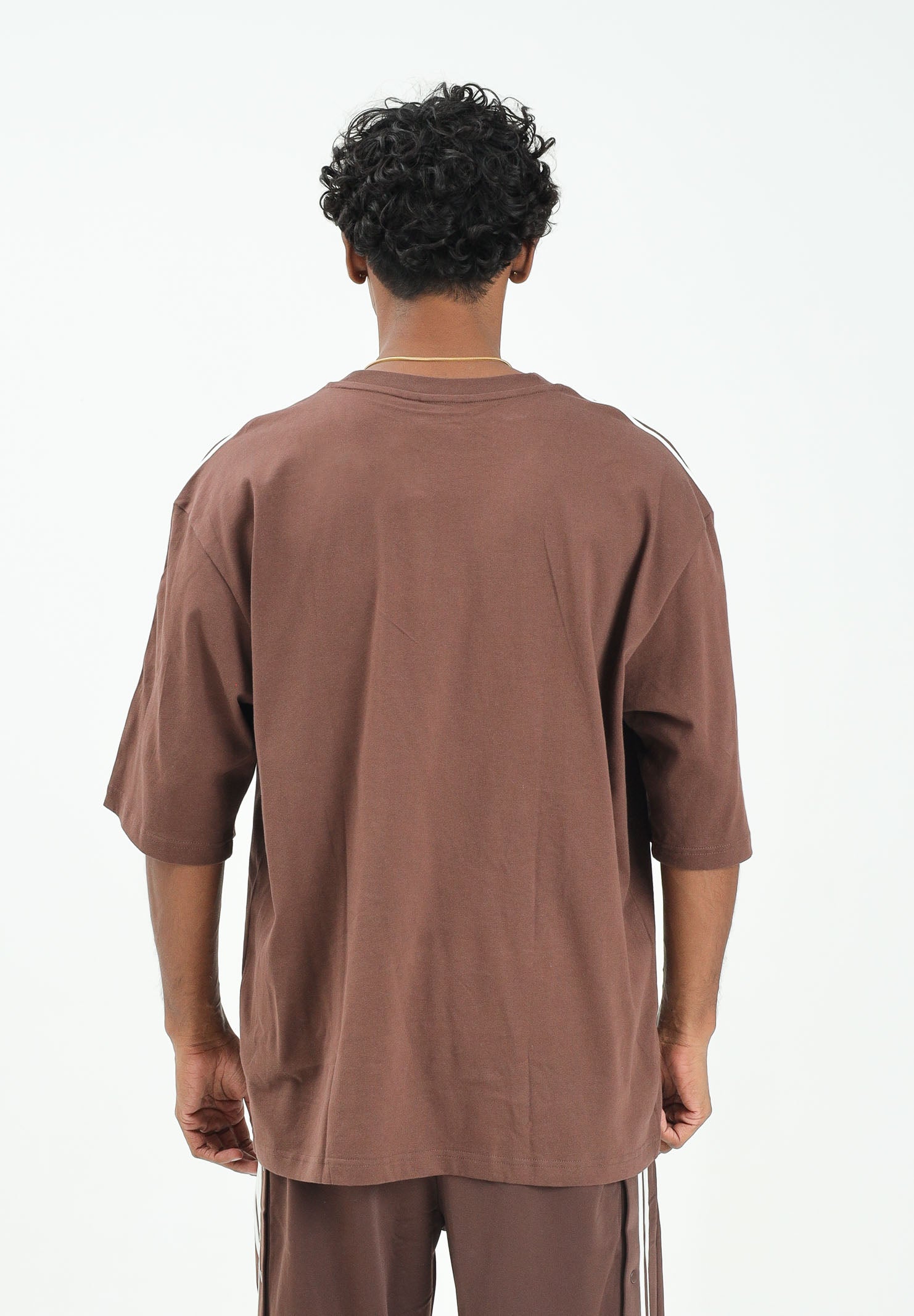 ADIDAS ORIGINALS T-shirt a manica corta adicolor Oversized marrone da uomo KA0476 . ADIDAS ORIGINALS 