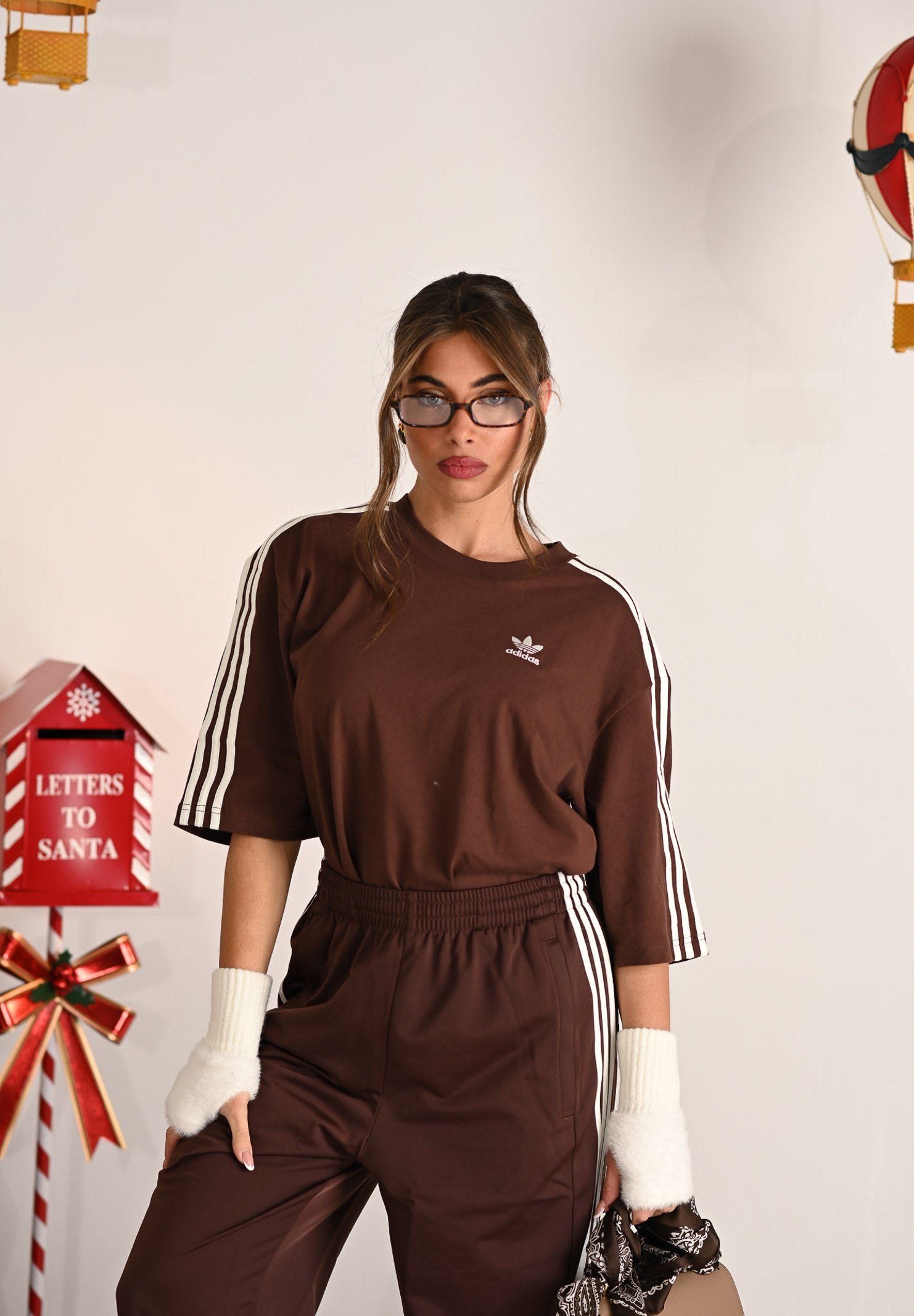 ADIDAS ORIGINALS T-shirt a manica corta adicolor Oversized marrone da uomo KA0476 . ADIDAS ORIGINALS 