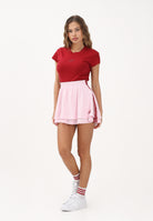 ADIDAS ORIGINALS Gonna corta HOUSE OF TIRO rosa da donna<BR/> KB6099 . ADIDAS ORIGINALS 