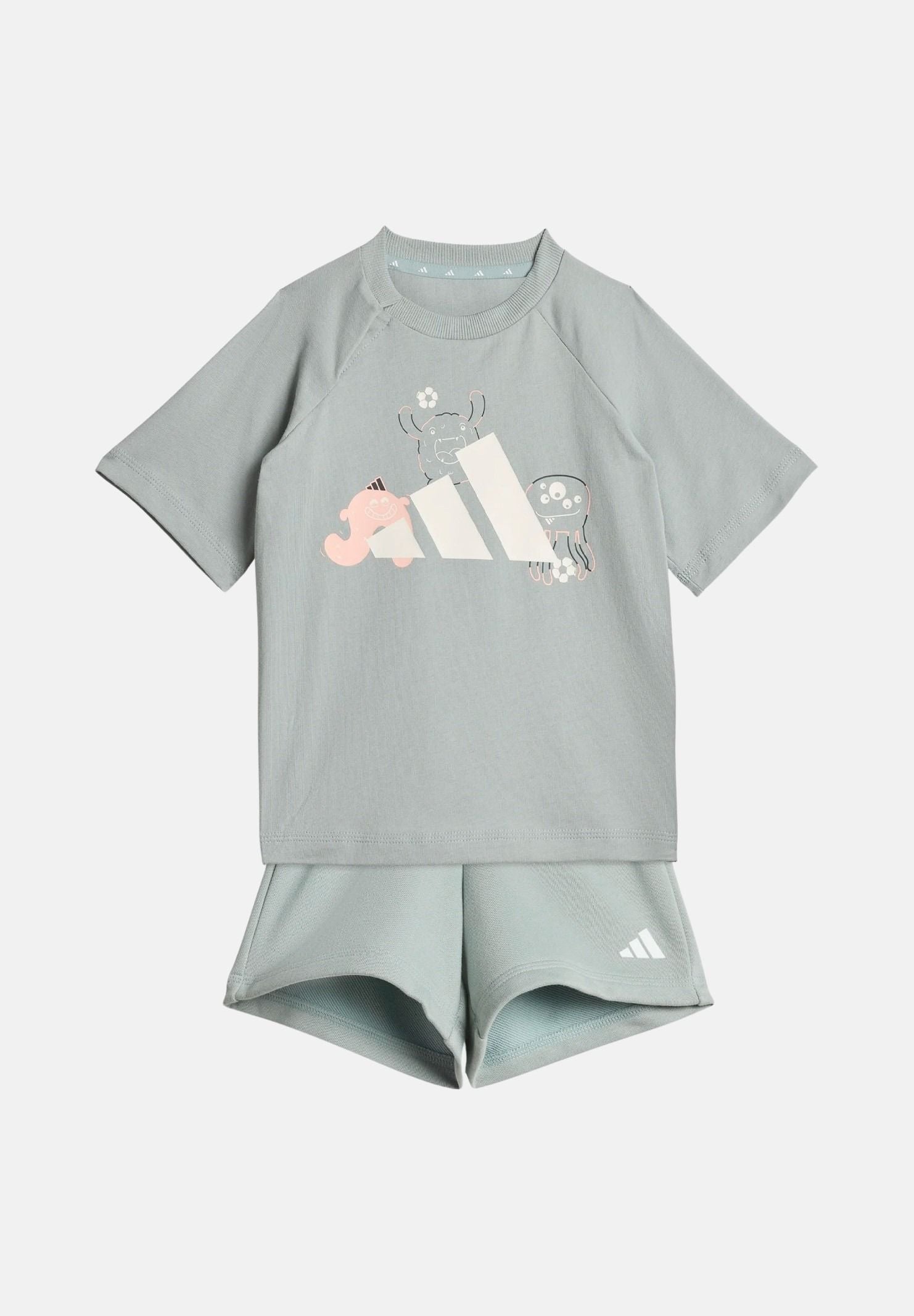 ADIDAS PERFORMANCE Completino TIRO_NSTER verde acqua da neonato KC4614 . ADIDAS ORIGINALS 