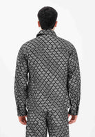 ADIDAS ORIGINALS Camicia in denim nero da uomo con monogramma KC6379 . ADIDAS ORIGINALS 