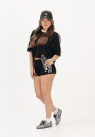 ADIDAS ORIGINALS Shorts Knitted Crochet nero da donna KC6478 . ADIDAS ORIGINALS 