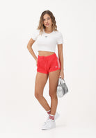 ADIDAS ORIGINALS Shorts Knitted Crochet rosso corallo da donna KC6479 . ADIDAS ORIGINALS 