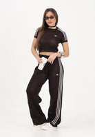 ADIDAS ORIGINALS Maglia a manica corta KNITTED CROCHET CALI marrone da donna KC6480 . ADIDAS ORIGINALS 