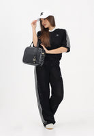 ADIDAS ORIGINALS Pantalone KNITTED CROCHET FIREBIRD nero da donna KC6494 . ADIDAS ORIGINALS 