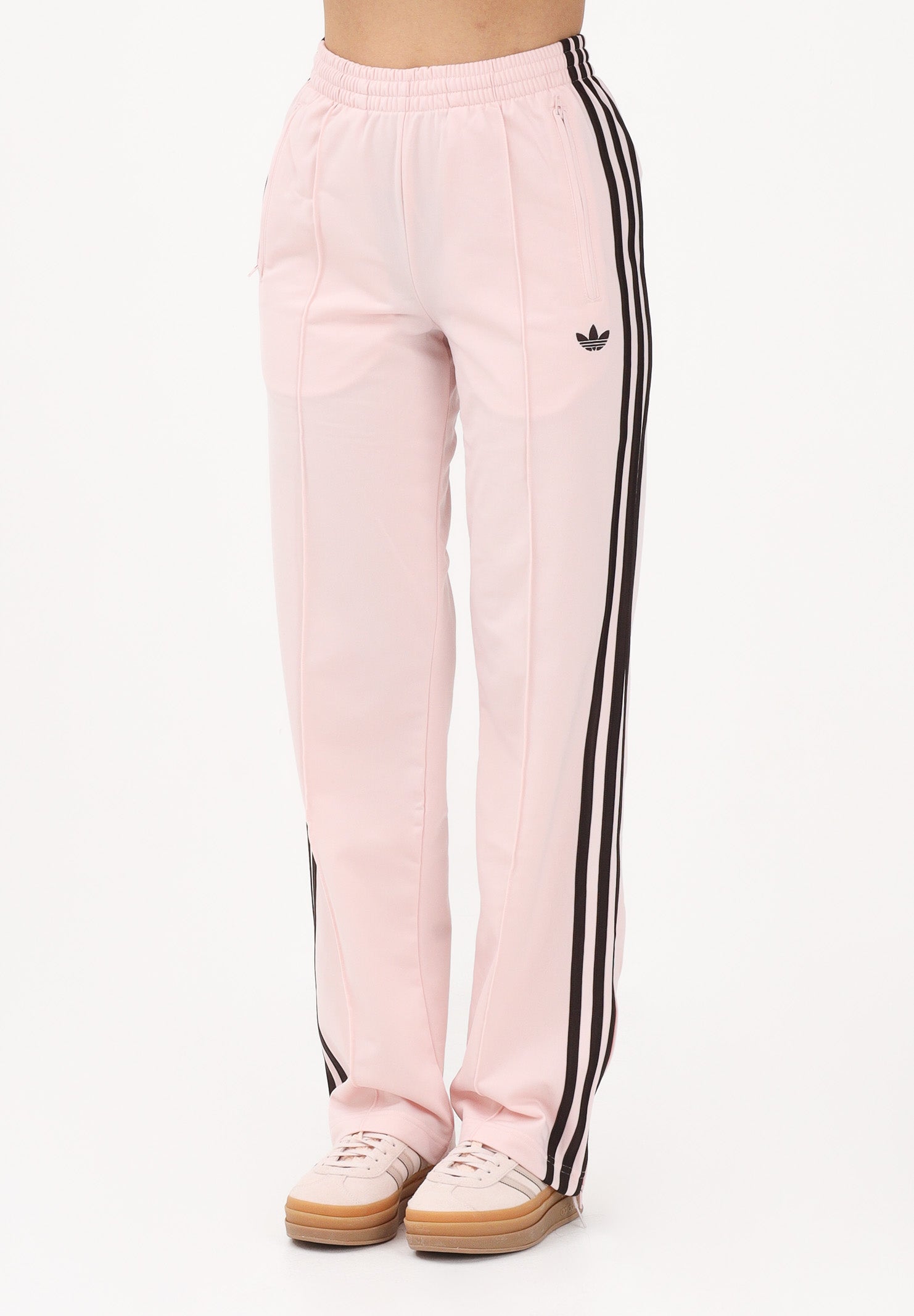 ADIDAS ORIGINALS Pantalone sportivo FIREBIRD CLASSIC rosa e marrone da donna KC6562 . ADIDAS ORIGINALS 
