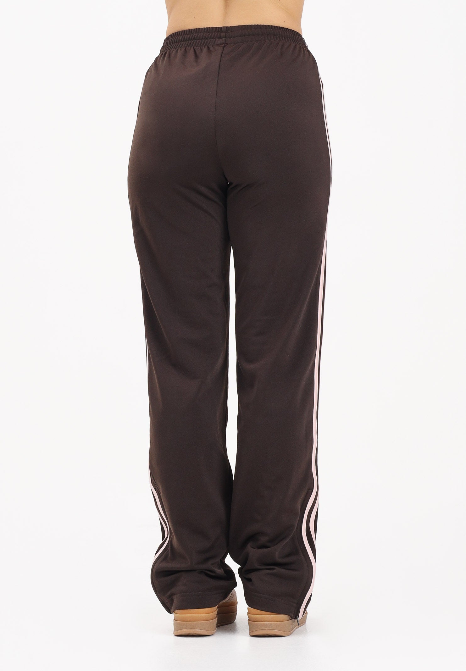 ADIDAS ORIGINALS Pantalone sportivo Firebird Classic marrone e rosa da donna KC6563 . ADIDAS ORIGINALS 