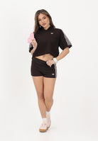 ADIDAS ORIGINALS Shorts sportivo CLASSIC marrone e rosa da donna KC6859 . ADIDAS ORIGINALS 