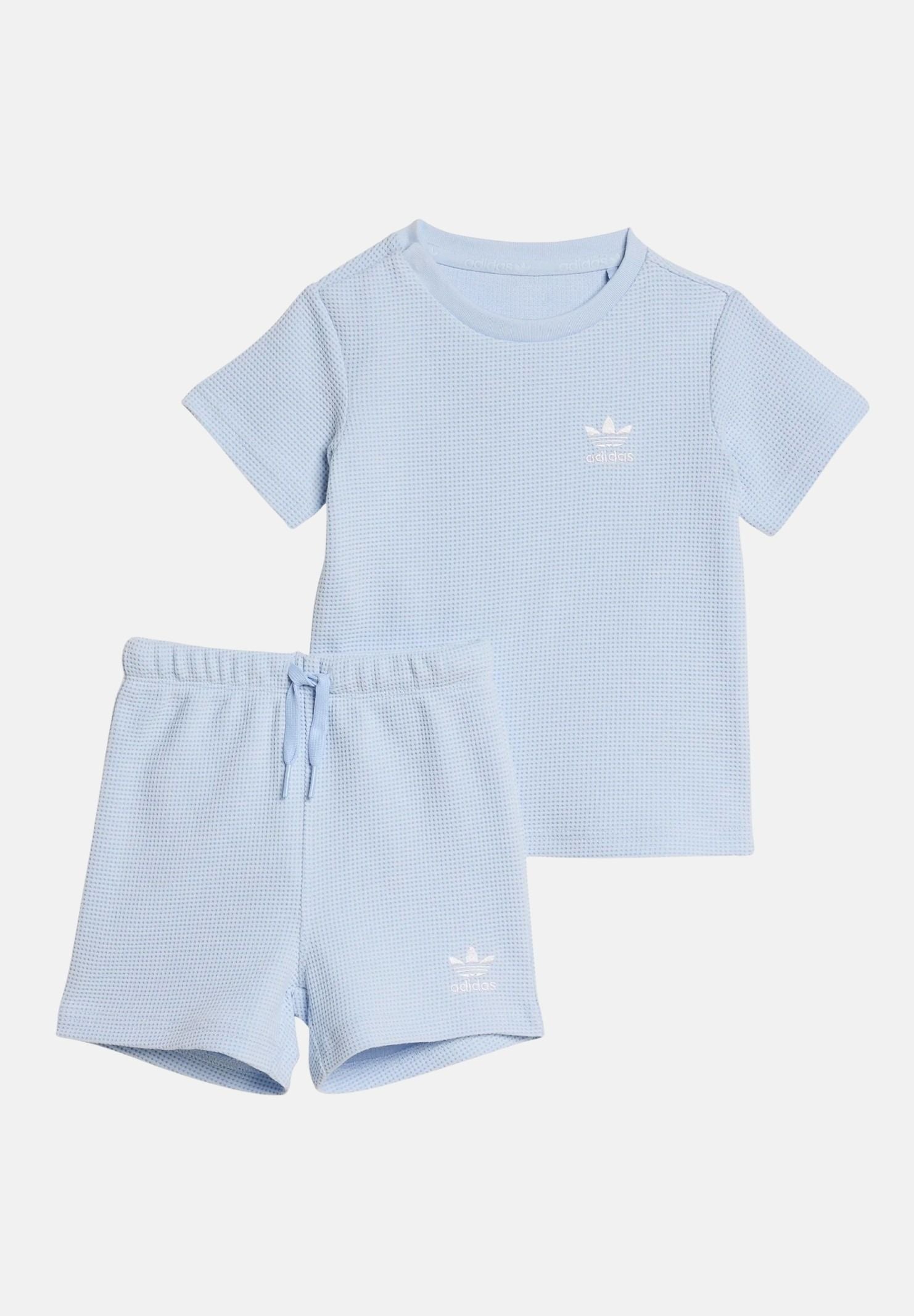 ADIDAS ORIGINALS Completino Regular Waffle  Crystal Sky, azzurro, neonato unisex. KC8042 . ADIDAS ORIGINALS 
