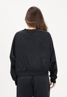 ADIDAS ORIGINALS Felpa girocollo PEARL JACQUARD nera da donna KC8087 . ADIDAS ORIGINALS 