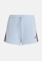 ADIDAS ORIGINALS Shorts sportivo 3-Stripes Sprinter azzurro e bordeaux da bambina KC8667 . ADIDAS ORIGINALS 