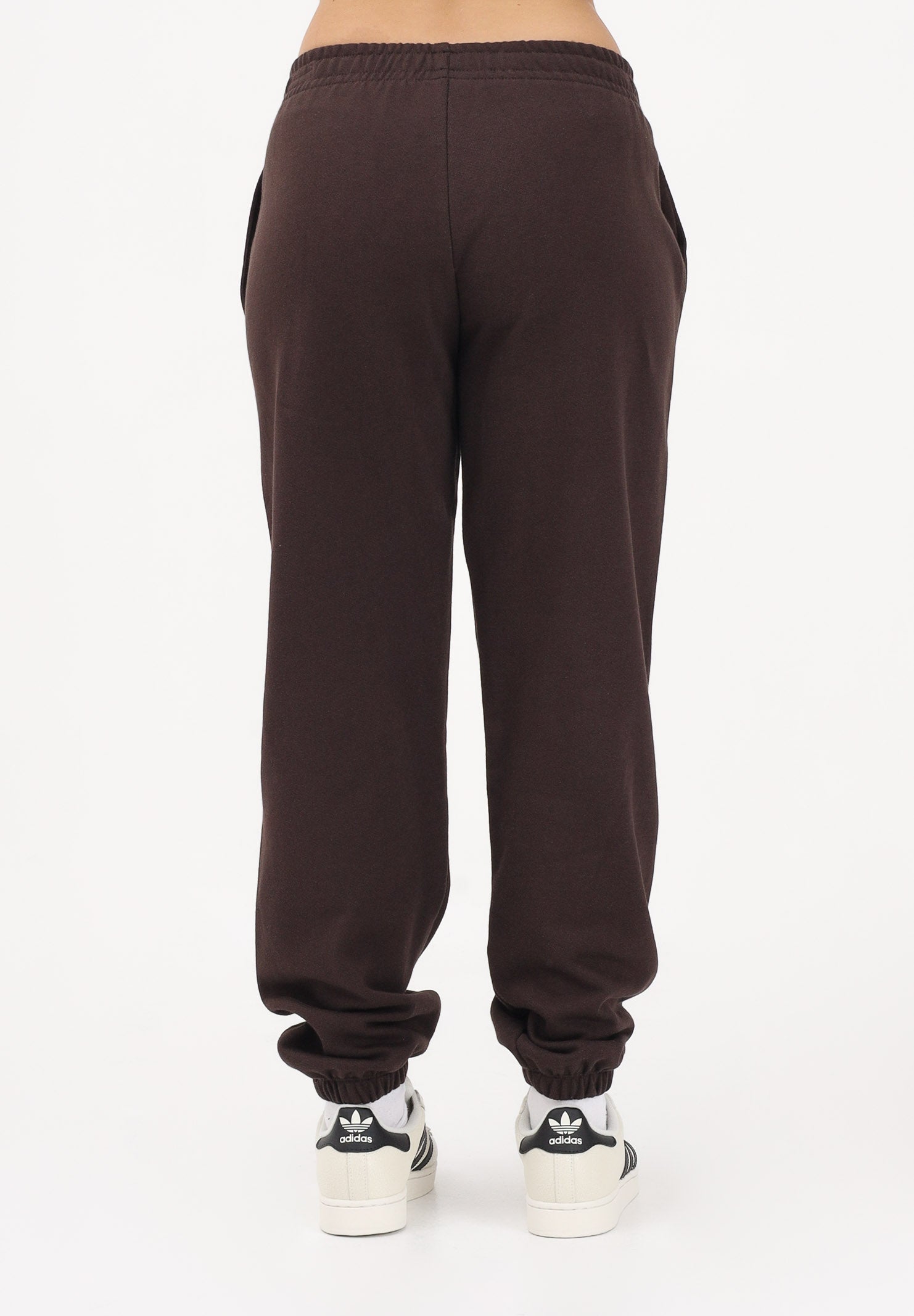 ADIDAS ORIGINALS Pantalone sportivo Essentials French Terry Regular Cuffed marrone da donna KC9071 . ADIDAS ORIGINALS 