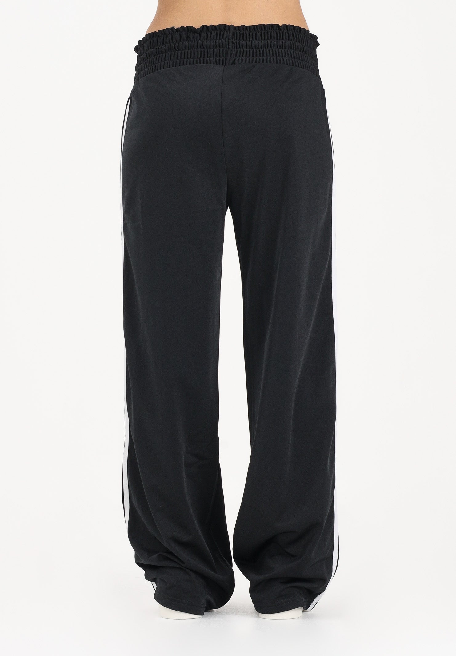 ADIDAS ORIGINALS Pantalone sportivo Smocked Firebird nero da donna KD0301 . ADIDAS ORIGINALS 
