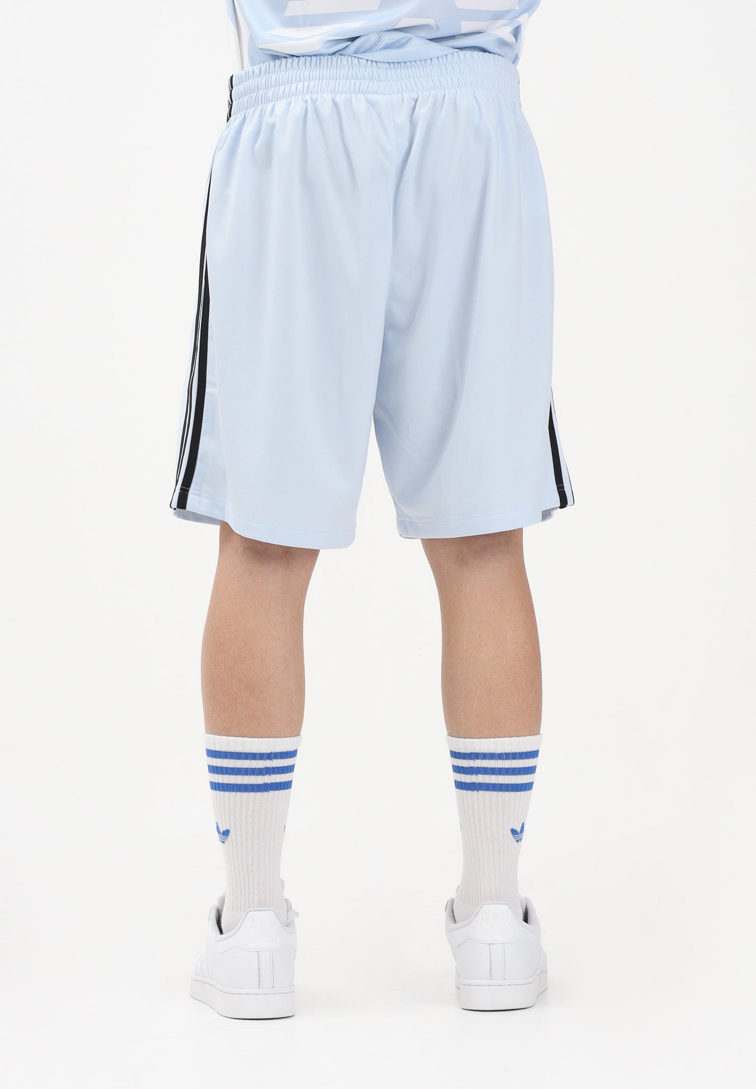 ADIDAS ORIGINALS Shorts sportivo FIREBIRD celeste da uomo KD0443 . ADIDAS ORIGINALS 