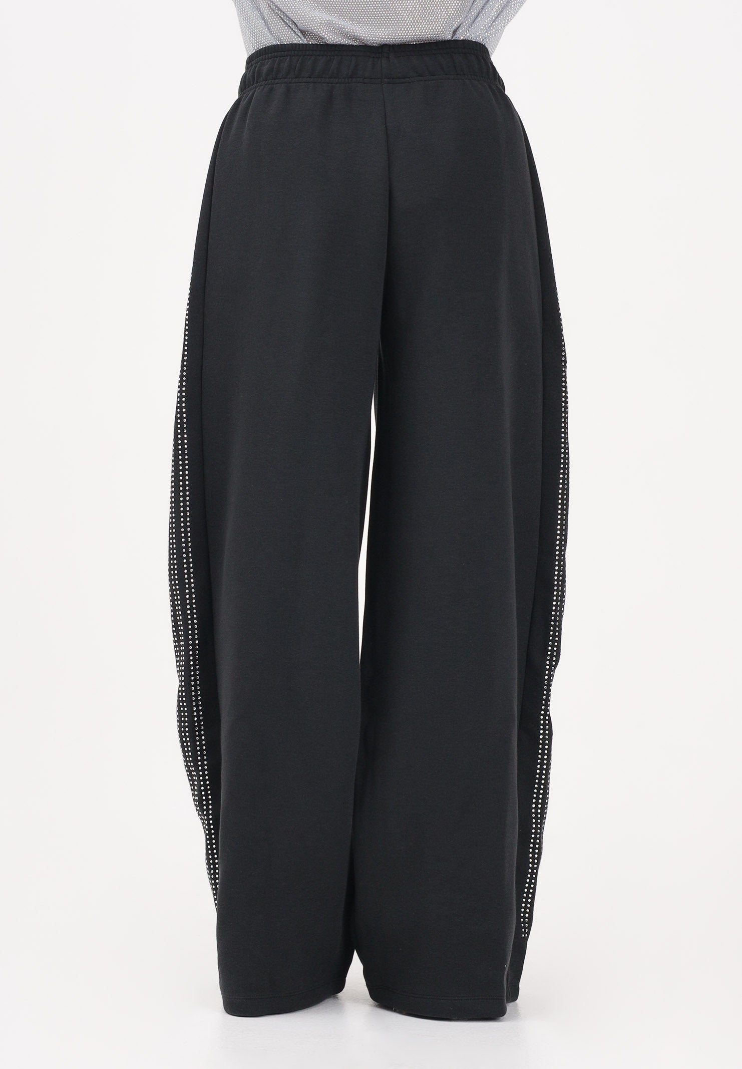 ADIDAS ORIGINALS Pantalone sportivo TEAMGEIST RHINESTONE nero da donna KD0498 . ADIDAS ORIGINALS 