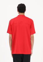 ADIDAS ORIGINALS T-shirt a manica corta JERSEY VARSITY FOOTBALL rossa da uomo KD0522 . ADIDAS ORIGINALS 
