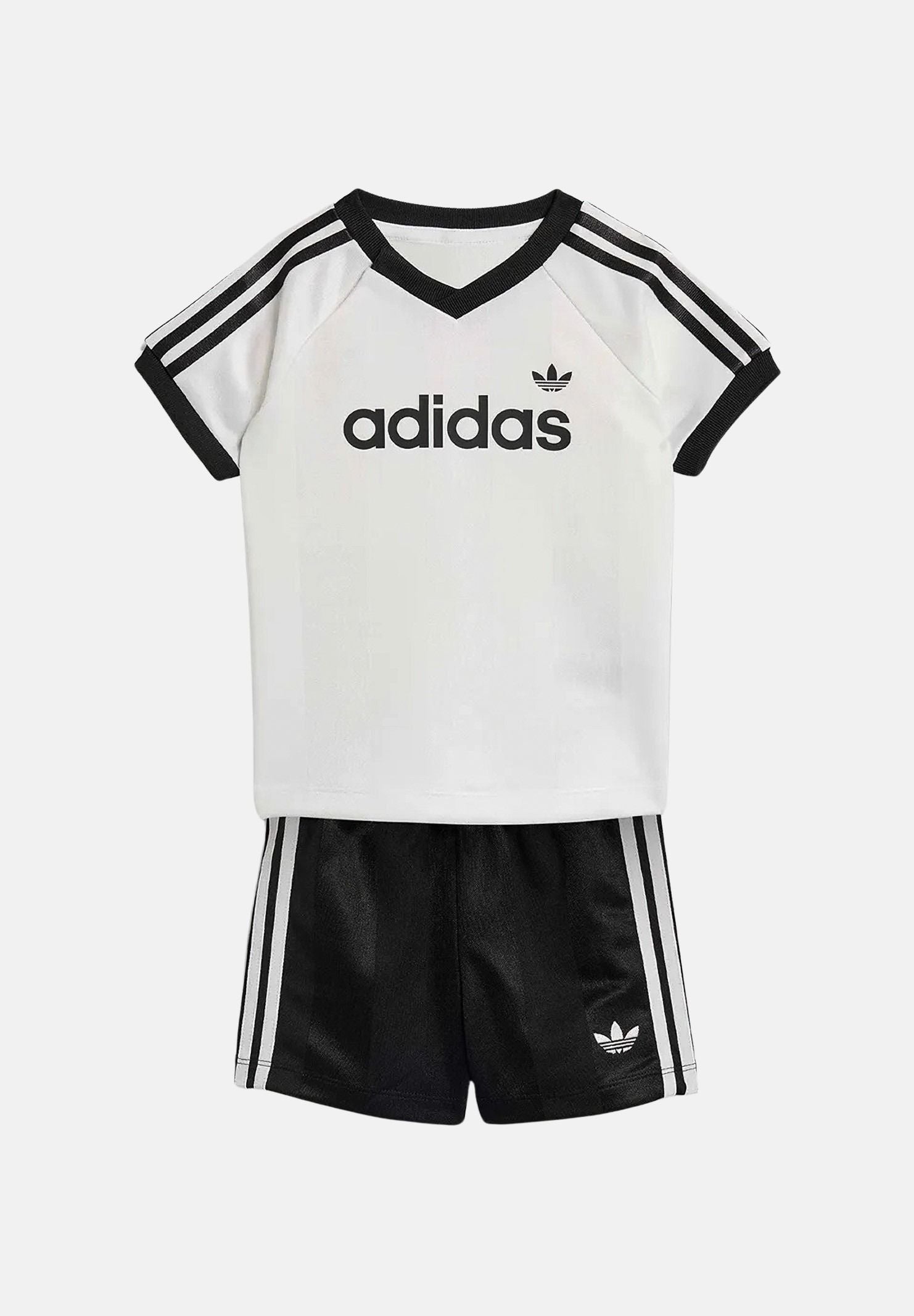 ADIDAS ORIGINALS Completino bianco e nero da neonato KD1022 . ADIDAS ORIGINALS 