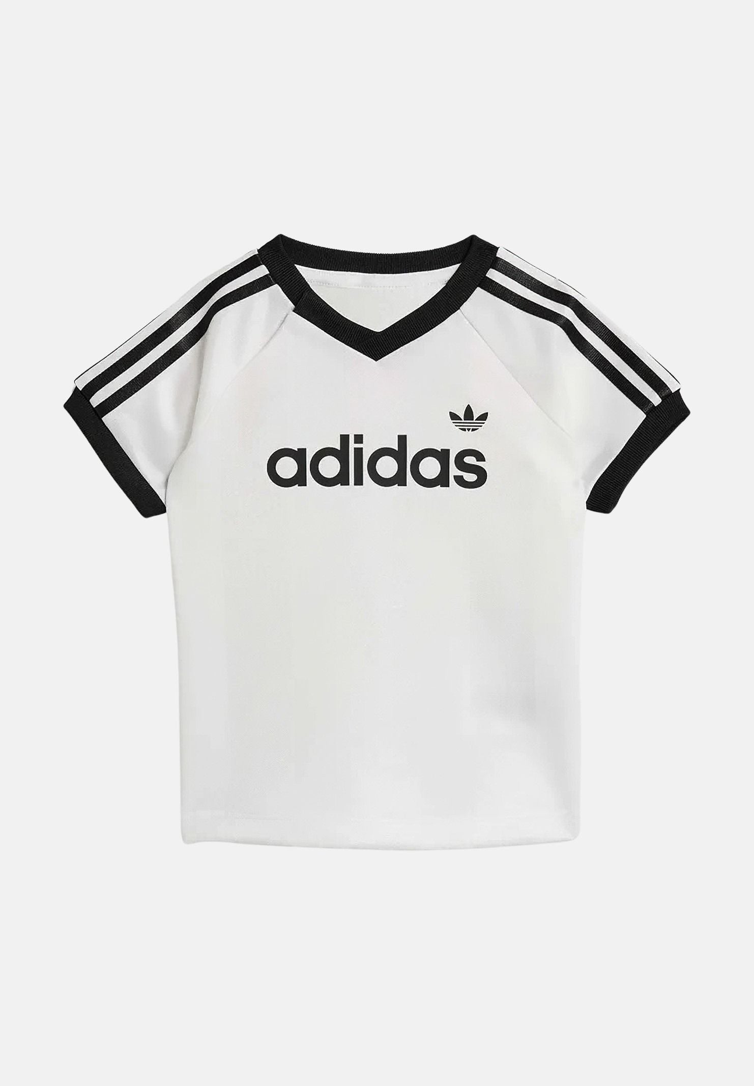 ADIDAS ORIGINALS Completino bianco e nero da neonato KD1022 . ADIDAS ORIGINALS 