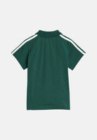 ADIDAS ORIGINALS Completo SET POLO E SHORTS Collegiate Green, verde neonato con iconiche 3 Strisce a contrasto KD1052 . ADIDAS ORIGINALS 
