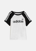 ADIDAS ORIGINALS Completino Sprinter bianco e nero da neonato KD1055 . ADIDAS ORIGINALS 