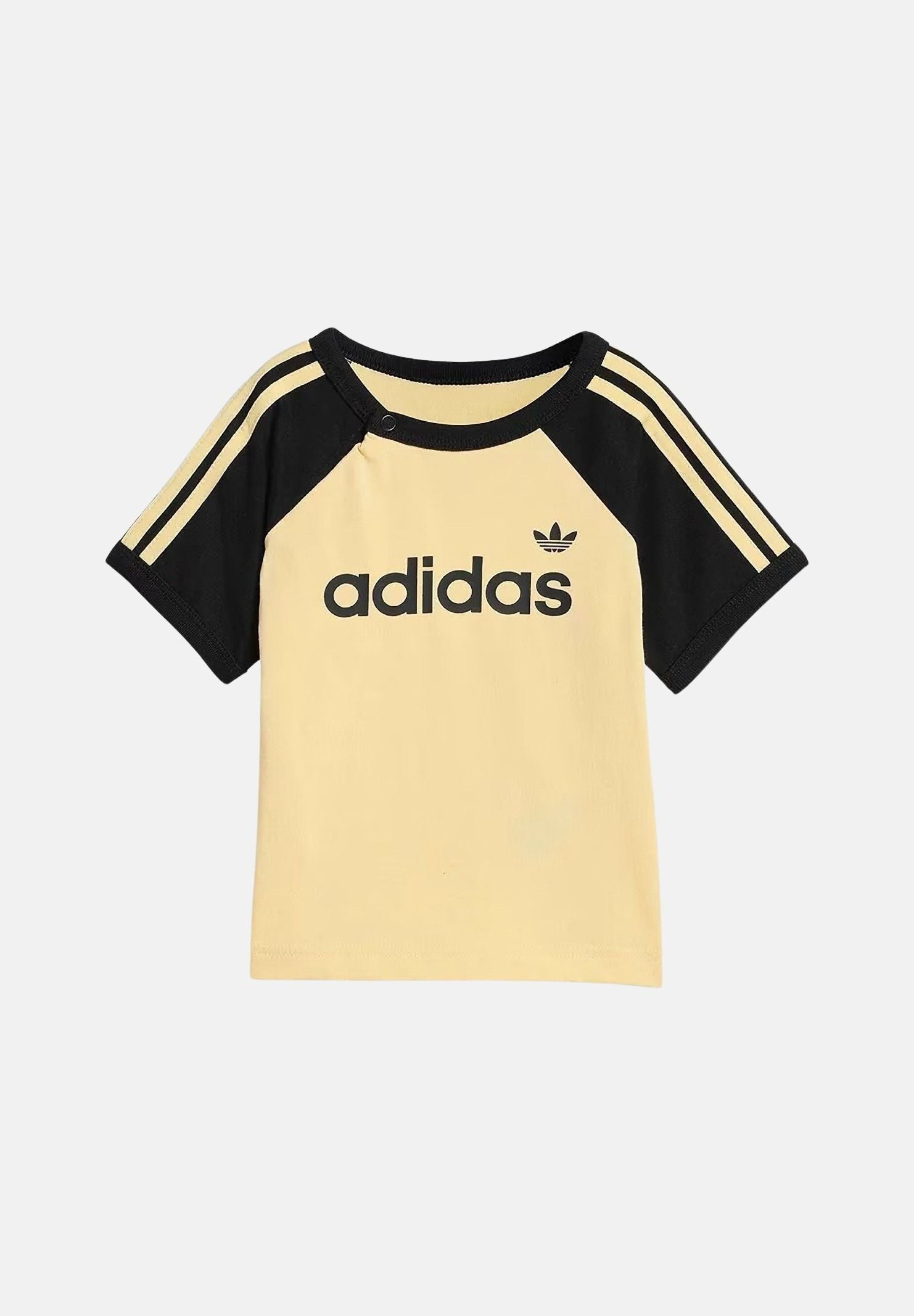 ADIDAS ORIGINALS Completino Sprinter giallo e nero da neonato KD1056 . ADIDAS ORIGINALS 
