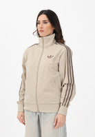 ADIDAS ORIGINALS Felpa con zip FIREBIRD beige da donna KD1327 . ADIDAS ORIGINALS 
