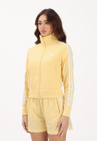 ADIDAS ORIGINALS Felpa con zip Firebird Classic gialla da donna KD1332 . ADIDAS ORIGINALS 
