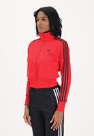 ADIDAS ORIGINALS Felpa con zip FIREBIRD CLASSIC rossa da donna KD1334 . ADIDAS ORIGINALS 