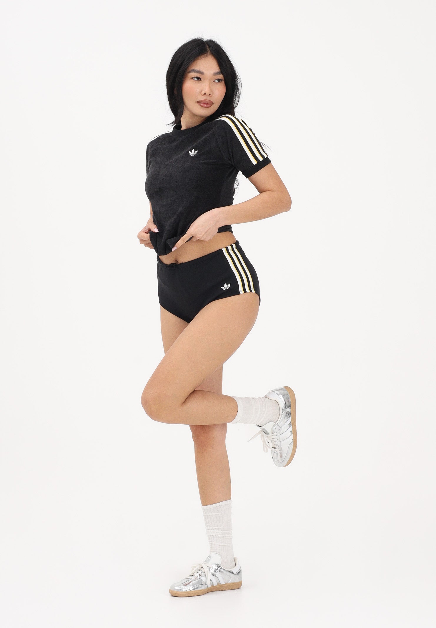 ADIDAS ORIGINALS Shorts sportivo Sport Tight nero da donna KD1353 . ADIDAS ORIGINALS 
