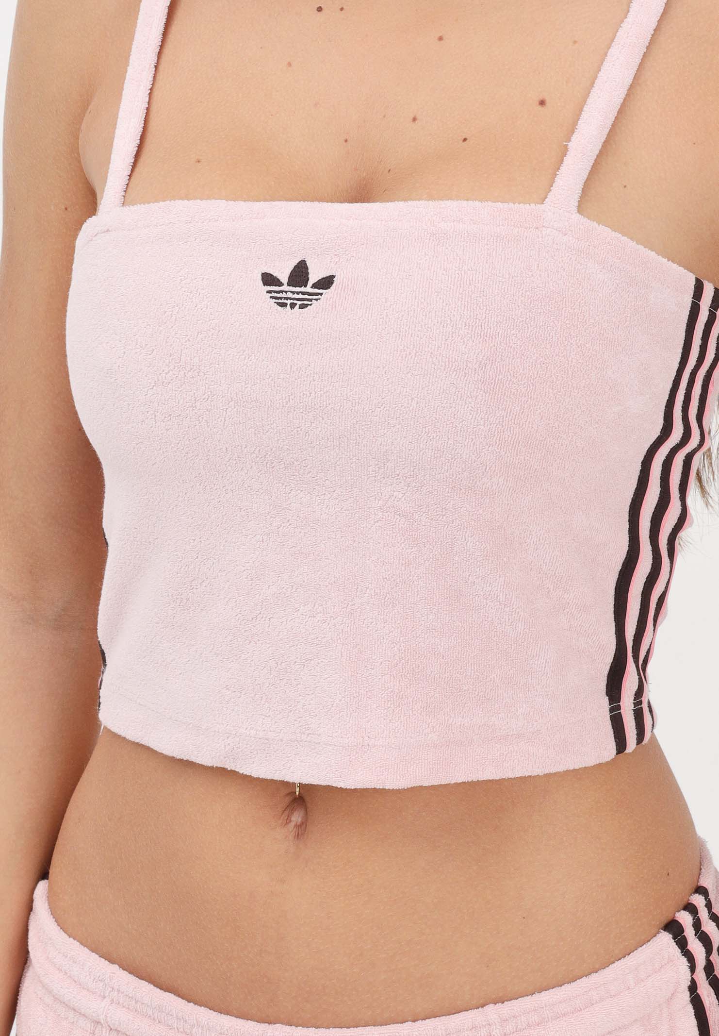 ADIDAS ORIGINALS Top TERRY TOWEL rosa da donna KD1404 . ADIDAS ORIGINALS 