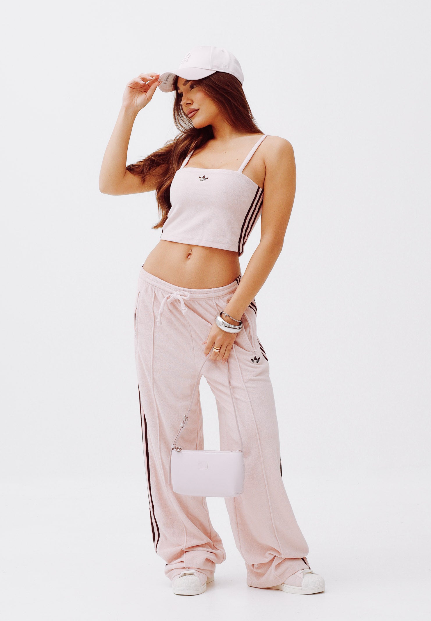 ADIDAS ORIGINALS Top TERRY TOWEL rosa da donna KD1404 . ADIDAS ORIGINALS 